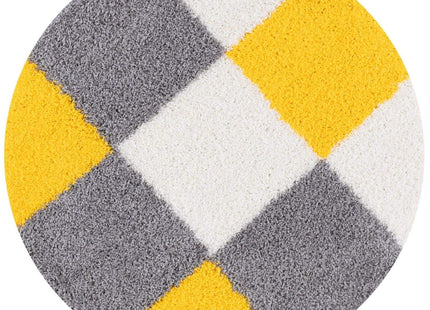 Myshaggy Geometric Yellow Rug