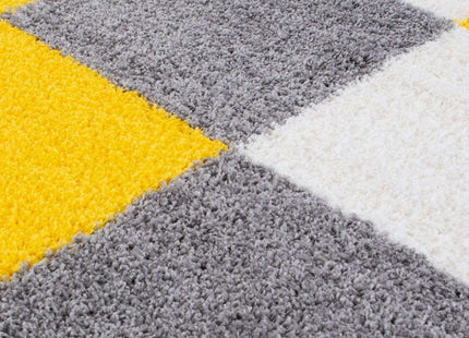 Myshaggy Geometric Yellow Rug
