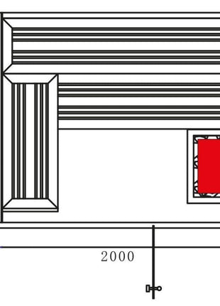 Fonteyn Sauna Luxor 200 - 220