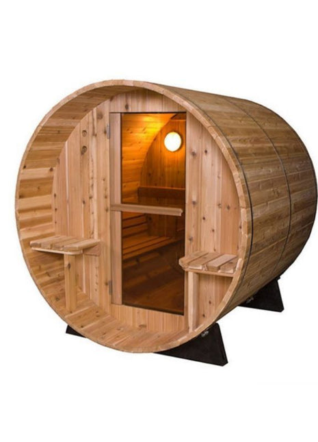 Fonteyn Barrel Sauna Rustic Red Cedar