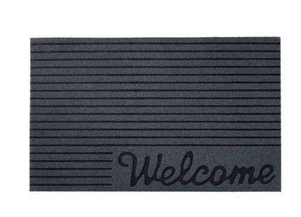 Eco-Friendly "Welcome" Door Mat - Dark Grey