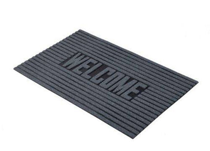 Eco-Friendly "Welcome/Hello" Door Mat - Grey