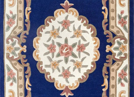 Shensi Navy Medallion Rug