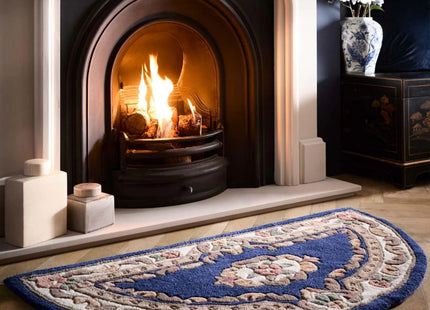 Shensi Navy Medallion Rug