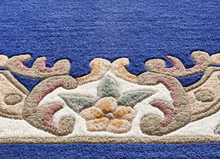 Shensi Navy Medallion Rug