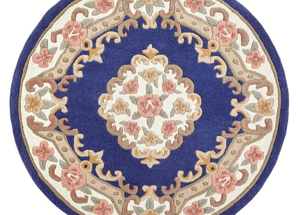 Shensi Navy Medallion Rug