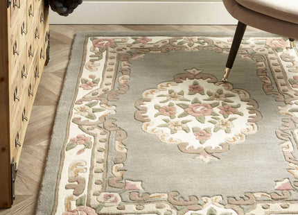 Shensi Grey Medallion Rug