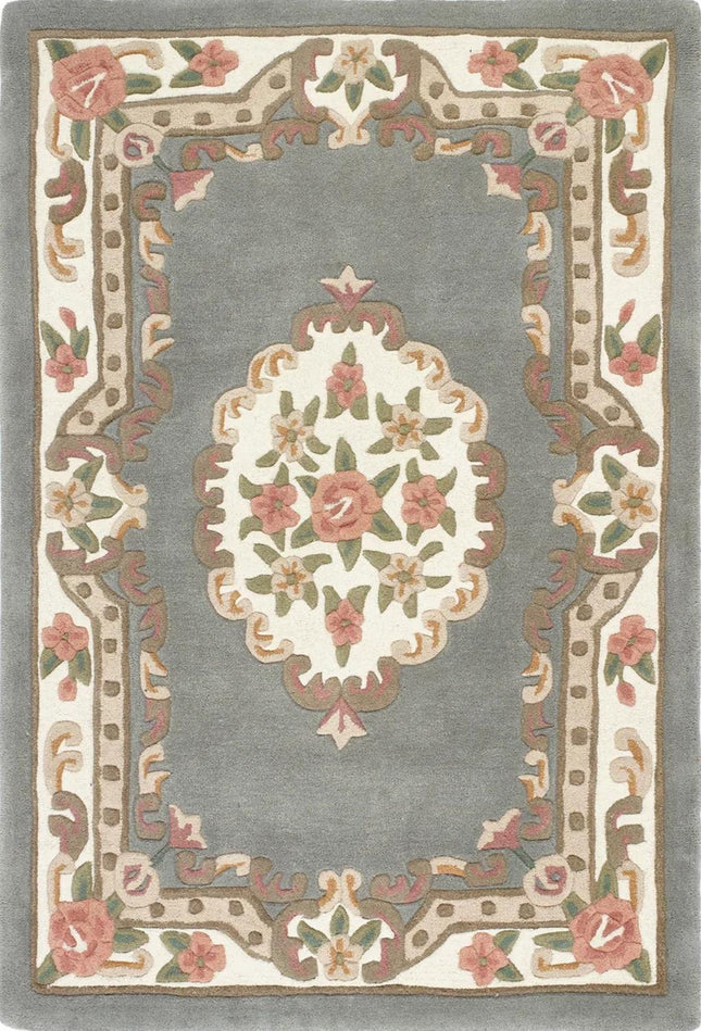 Shensi Grey Medallion Rug