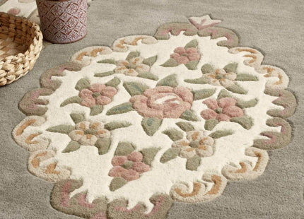 Shensi Grey Medallion Rug