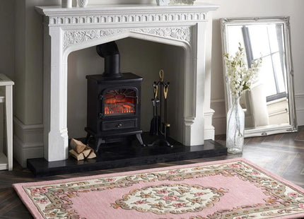 Shensi Pink Medallion Rug