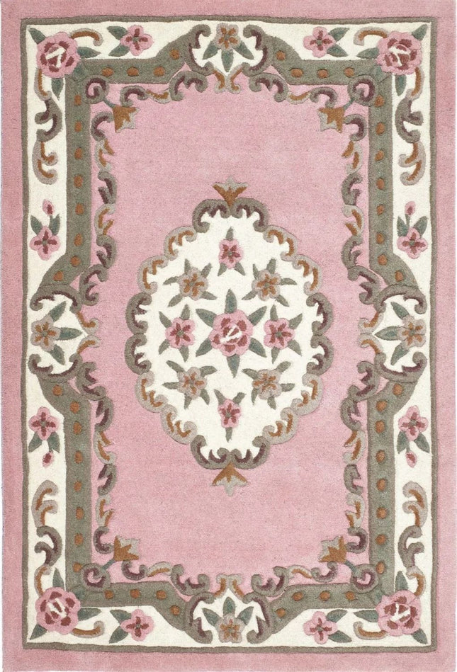 Shensi Pink Medallion Rug
