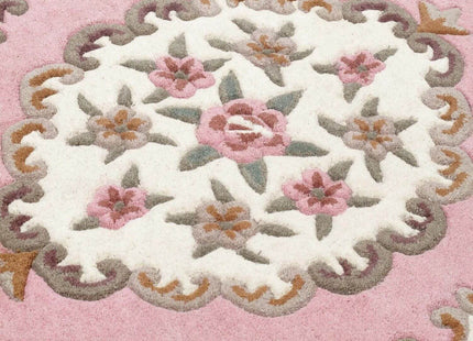 Shensi Pink Medallion Rug