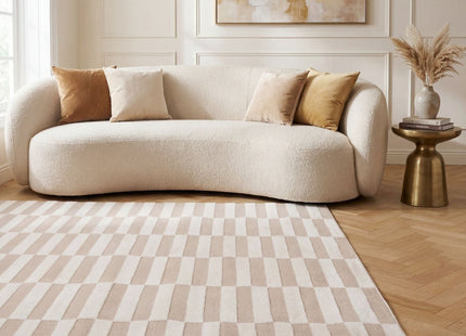 Loft Striped Beige Rug