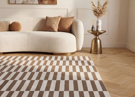Loft Striped Brown Rug