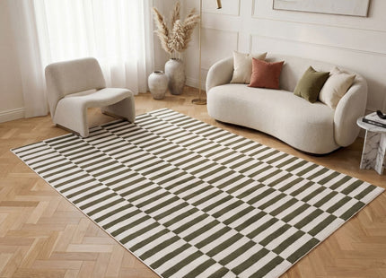 Loft Striped Green Rug