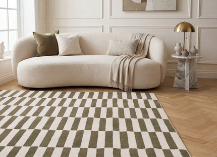 Loft Striped Green Rug