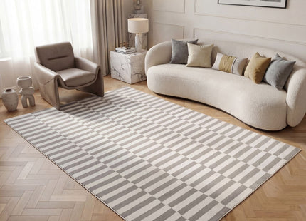 Loft Striped Grey Rug