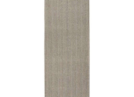 Twist Stripe Washable Mat or Runner Beige