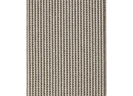 Twist Stripe Washable Mat or Runner Beige