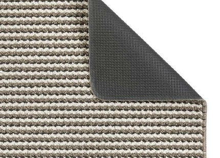 Twist Stripe Washable Mat or Runner Beige