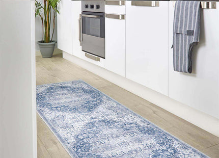 Washable Rug Eterna Blue