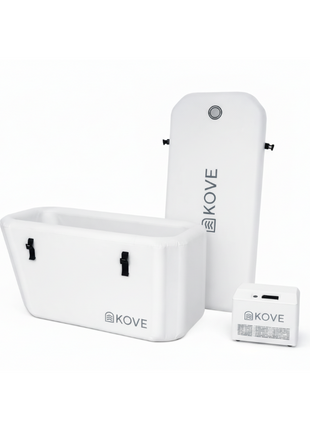 KOVE Elite Ice Bath – Premium Ergonomic Reclined Cold Plunge - Full Body Immersion - 450L (Chiller Compatible)
